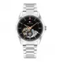 Tommy Hilfiger vyriškas laikrodis 1710718 39mm mėlynas ciferblatas ruda odinė juosta