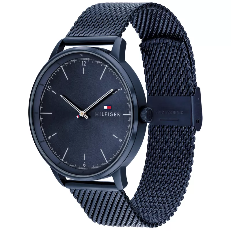 Vyriškas laikrodis Tommy Hilfiger 1791841 43mm nerūdijantis plienas mėlynas ciferblatas