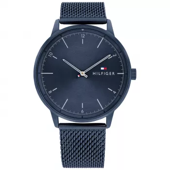 Vyriškas laikrodis Tommy Hilfiger 1791841 43mm nerūdijantis plienas mėlynas ciferblatas