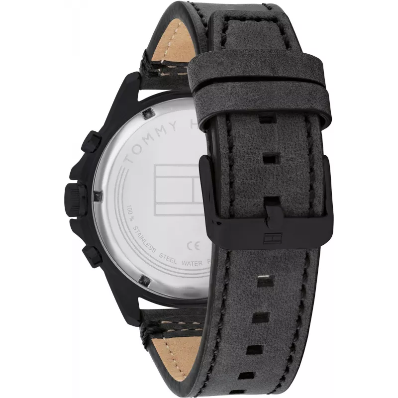 Tommy Hilfiger vyriškas laikrodis 1791893 46mm nerūdijantis plienas mėlynas ciferblatas