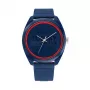 Tommy Hilfiger vyriškas laikrodis 1792041 45 mm mėlynu ciferblatu, rudo odos dirželiu