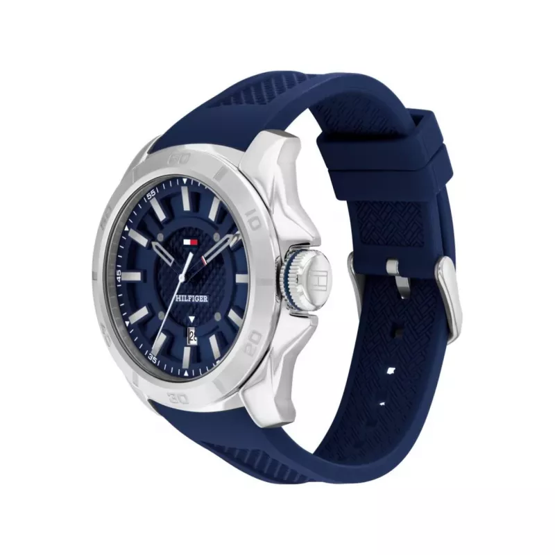 Tommy Hilfiger Men's Watch 1792134 48mm Stainless Steel Blue Dial