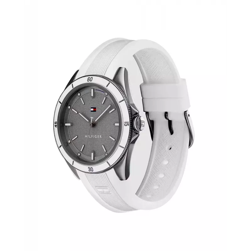 Tommy Hilfiger Pippa moteriškas kvarcinis laikrodis 1782478 - 38 mm aukso spalvos nerūdijantis plienas, baltas ciferblatas