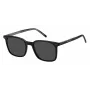 TOMMY HILFIGER TH1938S80753I Unisex akiniai 53/14/145 mm juodas rėmelis pilki lęšiai
