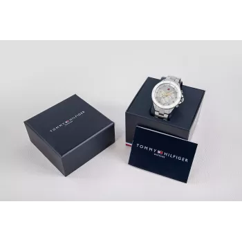 Tommy Hilfiger Unisex Watch 1782707 40mm Stainless Steel Mesh Blue Dial