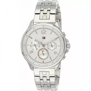 Tommy Hilfiger Women's 1782222 Quartz Analog Watch 38mm Stainless Steel Mesh Blue Dial