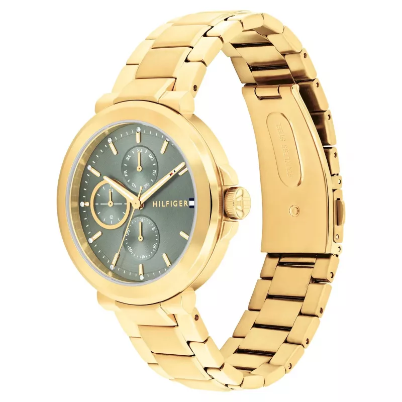 Tommy Hilfiger Women's Pippa Quartz Watch 1782755 38mm Silver Dial Two-Tone Stainless Steel