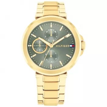 Tommy Hilfiger Women's Pippa Quartz Watch 1782755 38mm Silver Dial Two-Tone Stainless Steel