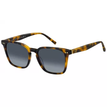 TOMMY HILFIGER Moteriški akiniai nuo saulės TH-2158-S-086 Havana Brown Square Acetate 52mm
