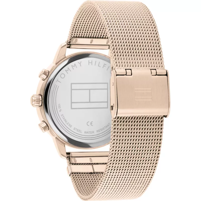 TOMMY HILFIGER Moteriškas laikrodis 1782303 38mm Nerūdijantis plienas Rožinis auksas