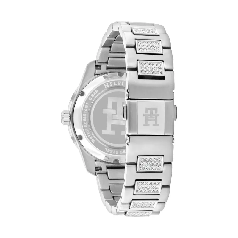 TOMMY HILFIGER Moteriškas Laikrodis 1782757 (36mm) - Sidabrinis Nerūdijančio Plieno Tinklelis