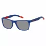 TOMMY JEANS TJ-0045-S-8RU Unisex akiniai nuo saulės - juodas rėmelis, pilki lęšiai 52/19/140 mm