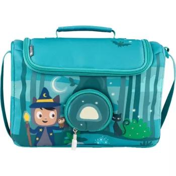 Tonies Under the Magic Moon nešiojimo dėklas – unisex rankinė – garso figūrėlių transporteris – užtrauktukas – žalia