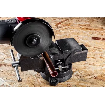 TOPEX Sukiojamosios šaltkalvio spaustuvės 125 mm su 360° besisukančiu pagrindu ir priekalu