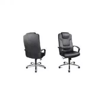 Topstar Comfort Point 50 vadovų biuro kėdė, mikropluošto apmušalas, chromuota bazė, juoda 7819 TA3