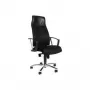 Topstar High Sit up biuro kėdė su ratukais, juoda, fiksuoti A1 porankiai, 480x460x440-520 mm SU39A-BG0