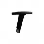Topstar T2 reguliuojamo aukščio porankiai su Softpad, juodi/chromuoti, 1 pora (7090 CHR)