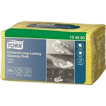 TORK 194650 Sunkiems darbams skirtų valymo servetėlių ritinys, 400 lapelių, baltas, 1 sluoksnio, centrinio ištraukimo, 23,5 cm x 38 cm