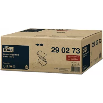 Tork Advanced H3 zigzaginio lankstymo popieriniai rankšluosčiai, 2 sluoksnių, balti, 3750 lapų (290273)