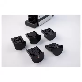 TORNADO TST-550-GS 7-in-1 kavos aparatas (15 barų, automatinis pieno plakiklis, 1,2 l vandens talpa, juoda/sidabrinė)