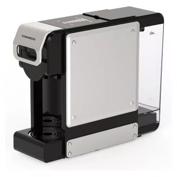 TORNADO TST-550-GS 7-in-1 kavos aparatas (15 barų, automatinis pieno plakiklis, 1,2 l vandens talpa, juoda/sidabrinė)