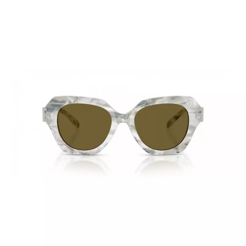 Tory Burch TY7215U 318473 Moteriški akiniai nuo saulės - Dark Havana, Brown Gradient, 51mm