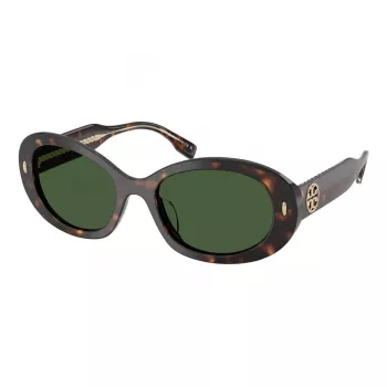Tory Burch Women's Sunglasses TY7214U172871 - Square/Butterfly Frame, Brown Gradient Lens, 53/19/140 mm