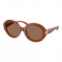 Tory Burch Women's TY7210U Sunglasses Havana Brown Gradient 52mm