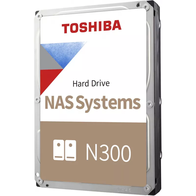 Toshiba N300 NAS 4TB vidinis kietasis diskas 3,5 colio SATA 6Gb/s 7200RPM 128MB talpykla