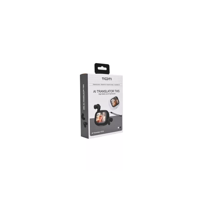 Toti TWS AI Translator ST25, juoda