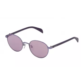 TOUS STO393-5008RB Moteriški akiniai nuo saulės Ruda Havana Acetatas Kvadratinis Rėmelis UV400