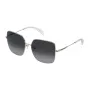 TOUS moteriški akiniai nuo saulės STO403S580300 - juodas acetatinis rėmelis, pilki polikarbonatiniai lęšiai, UV400 apsauga, 58 mm lęšio plotis