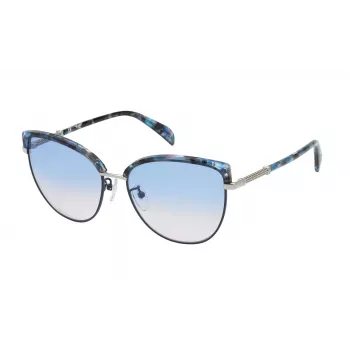TOUS moteriški akiniai nuo saulės STO436570SN9 Havana rudos spalvos acetatinis rėmas, rudi gradientiniai lęšiai, 57 mm