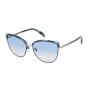 TOUS moteriški akiniai nuo saulės STO436570SN9 Havana rudos spalvos acetatinis rėmas, rudi gradientiniai lęšiai, 57 mm