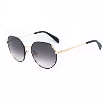 TOUS moteriški akiniai nuo saulės STO454-550301 Havana Acetate rudi gradientiniai lęšiai 55 mm