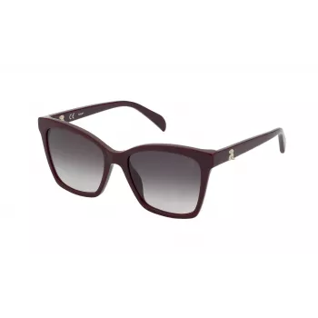 TOUS moteriški akiniai nuo saulės STOB505509FH Havana acetatinis rėmelis, rudi gradientiniai lęšiai, 55/18/140 mm