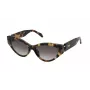 TOUS moteriški akiniai nuo saulės STOB84V5501GQ kačių akies formos, acetatas, Havana ruda, gradientiniai lęšiai, 55 mm