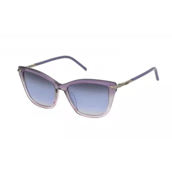TOUS moteriški akiniai nuo saulės STOB87-540ABT - Havana acetatiniai katės akies formos su rudais gradientiniais lęšiais 54mm