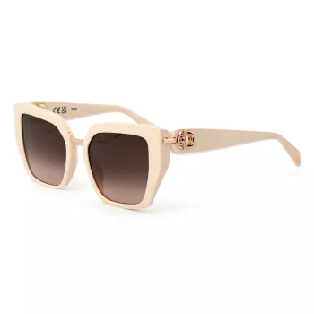 TOUS moteriški akiniai nuo saulės STOC43-5409X7 Havana Brown acetatas drugelis kvadratas 54mm