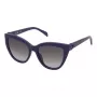 TOUS Moteriški Akiniai Nuo Saulės STOC21-530T81 Havana Acetatas Kvadratinis Rėmas Rudi Gradientiniai Lęšiai 53/18/140 mm