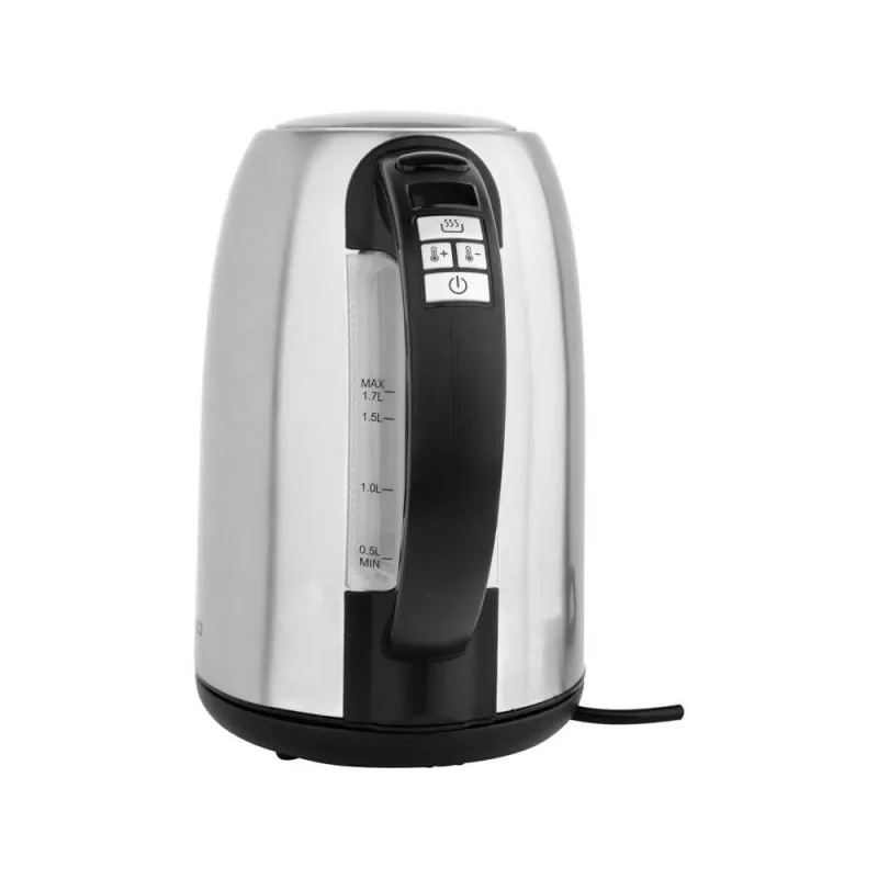 TOYA LUND 68194 Elektrinis virdulys 2200 W 1.7 L Nerūdijantis plienas Sidabrinis/Juodas