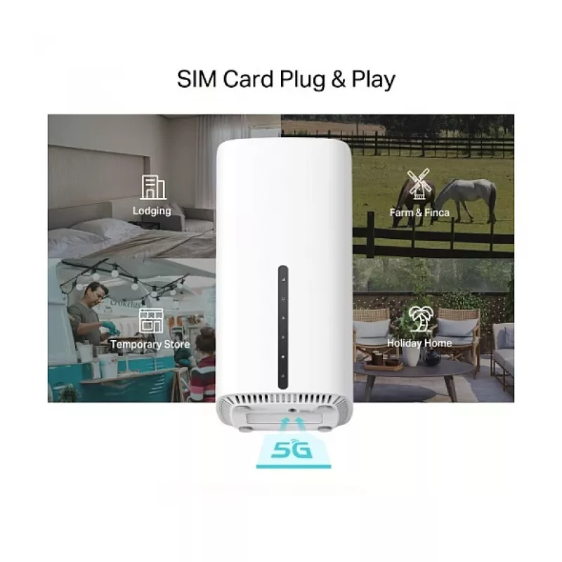 TP-Link Archer NX200 V1 AX1800 Dual-Band Wi-Fi 6 maršrutizatorius su 4 Gigabit LAN prievadais, USB 2.0, juodas