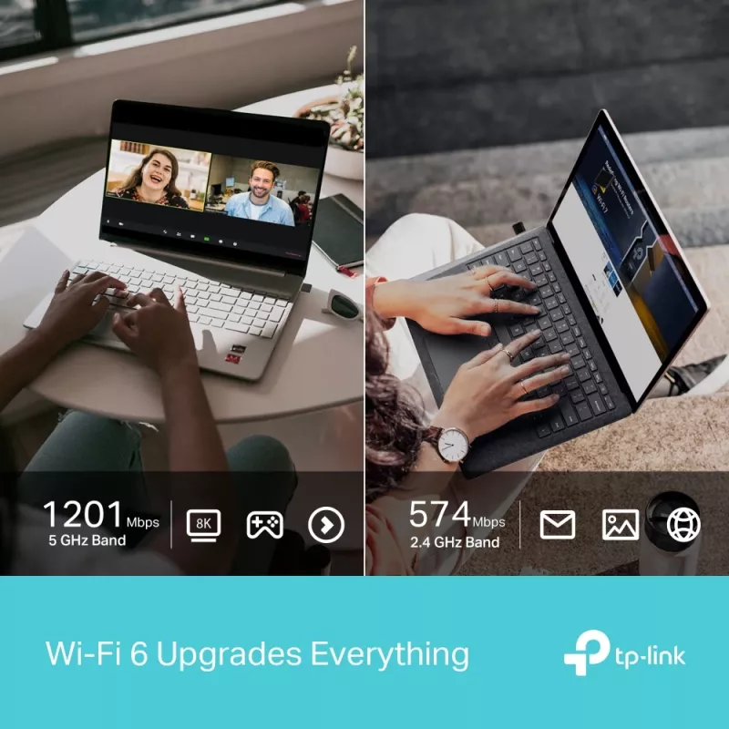 TP-LINK Archer TX1800U Nano AX1800 Dual Band Wi-Fi 6 USB Adapter, 1.8 Gbps