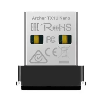 TP-Link Archer TX1U Nano AX300 Wi-Fi 6 USB Adapter su vidinėmis antenomis, USB 2.0