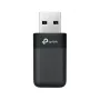 TP-LINK Archer TX23U AX1800 Mini Wi-Fi 6 belaidis USB adapteris, dviejų juostų, USB 3.0, MU-MIMO, OFDMA, WPA3, juodas