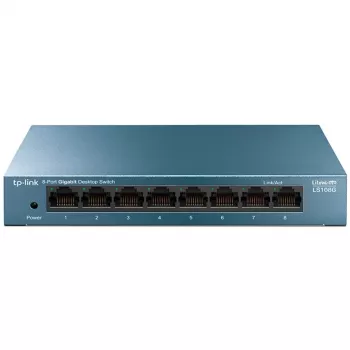 TP-Link LiteWave LS108G - Switch - nevaldomas - 8 x 10/100/1000 - stalinis - AC 220 V