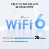 TP-LINK RE660X Dual-Band Wi-Fi 6 Range Extender, 2.4 GHz & 5 GHz, 802.11ax