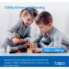 TP-Link Tapo C200C pasukama/pakreipiama namų apsaugos Wi-Fi kamera - 1080p Full HD, 360° horizontalus diapazonas, dvipusis garsas, naktinis matymas iki 9m, MicroSD iki 256GB, balta