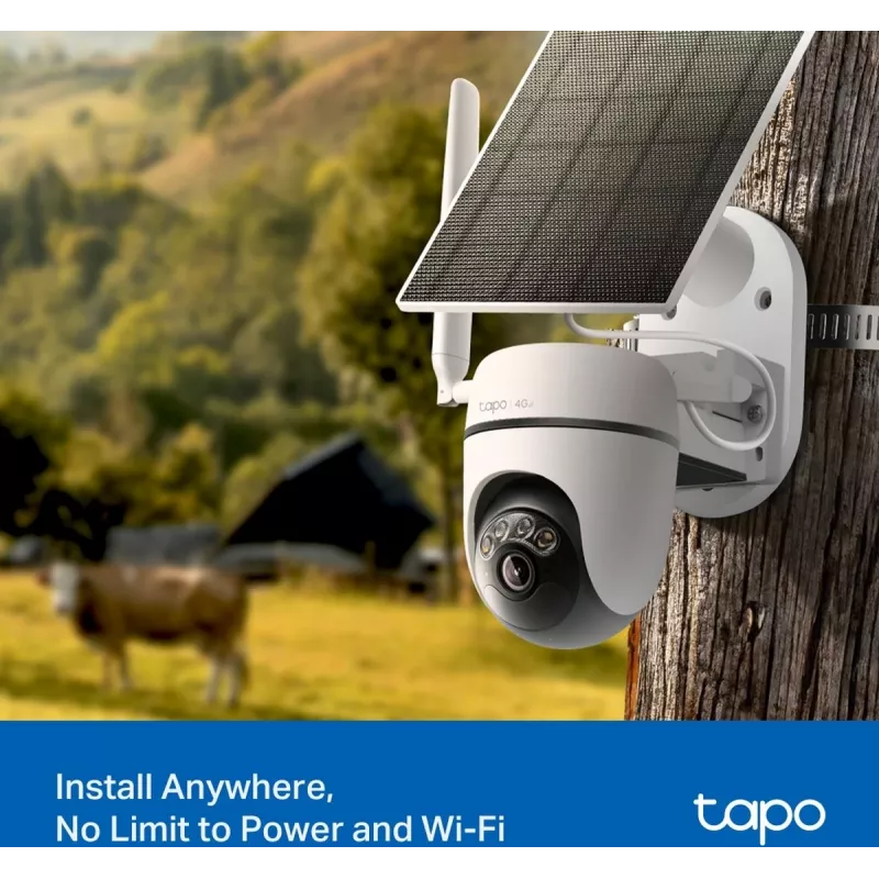 TP-LINK Tapo C615G KIT V1 Solar-Powered Security Camera Kit - Outdoor PTZ Network Surveillance Camera, Dustproof/Weatherproof, Day&Night Colour