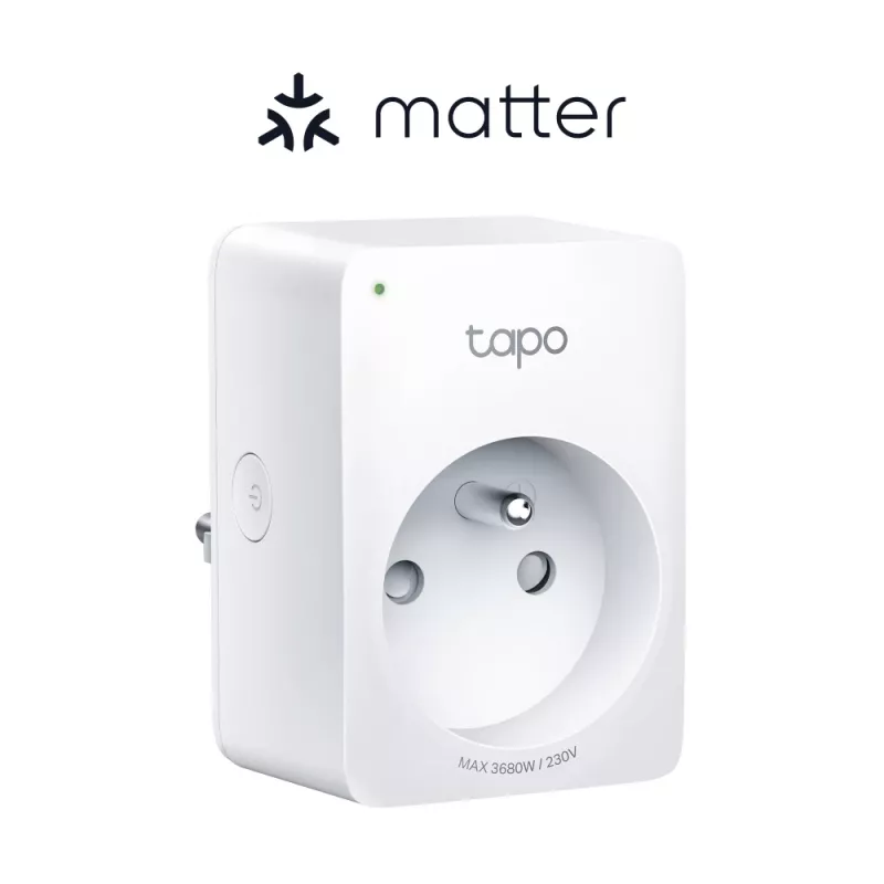 TP-Link Tapo P110M (2 rinkinys) – išmanusis „Wi-Fi“ kištukas su energijos stebėjimu, 16A, 3680W, F tipo